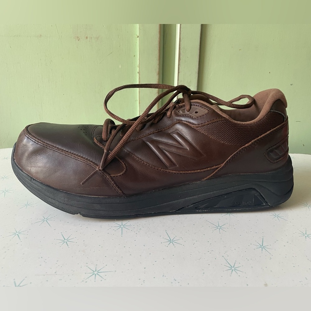 New balance 928 brown leather sneakers men’s size 12.5 sneakers walking shoes